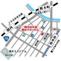 横浜 桜木町 レンタルスタジオ MAP